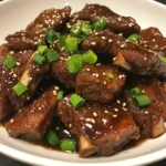boneless beef ribs seasoned with salt and pepper