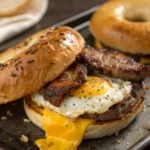 steak egg and cheese bagel
