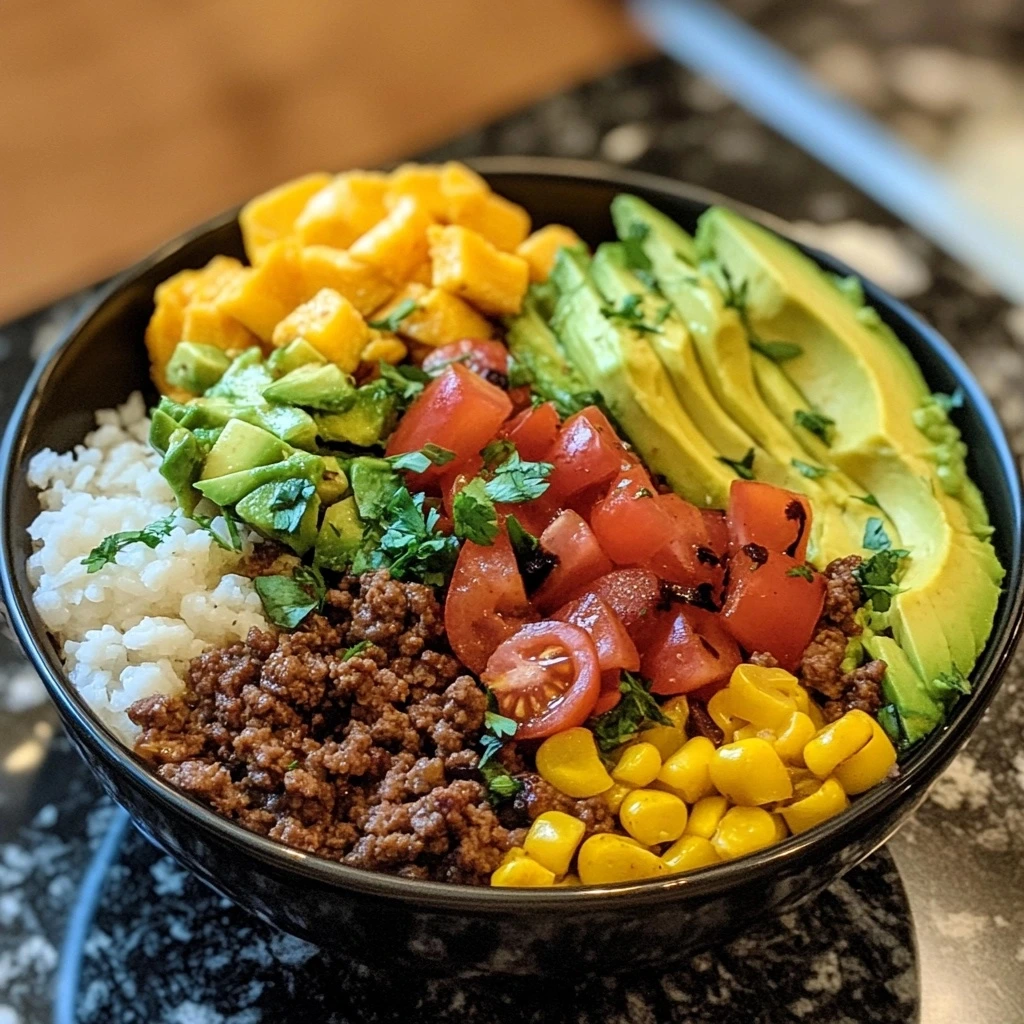 Easy Ground Beef Avocado Bowl β Healthy & Flavor-Packed Meal in 30 Minutes