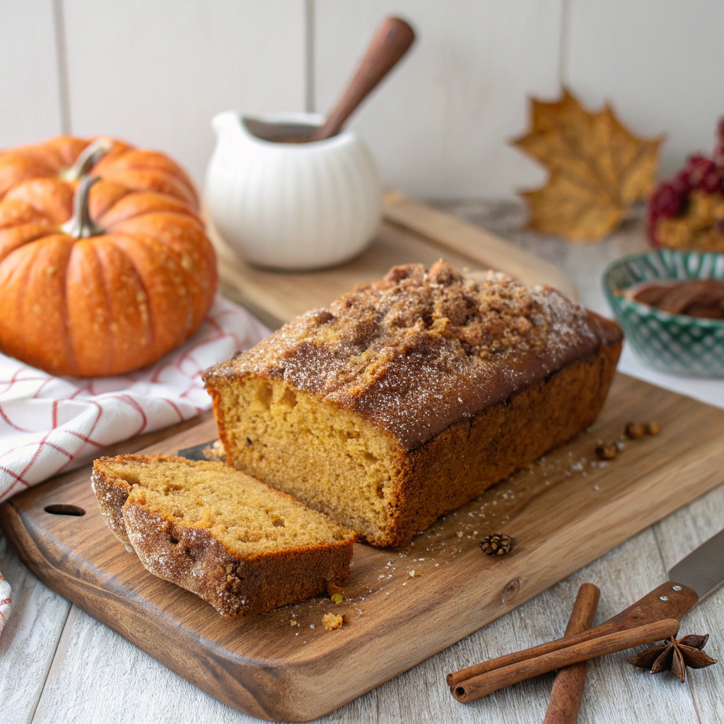 Cinnamon Sugar Crunch Pumpkin Bread Ingredients