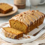 Pumpkin Bread with Brown Butter Maple Icing
