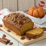 Pumpkin Bread with Brown Sugar Pecan Topping