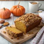 Pumpkin Bread with Crumb Topping