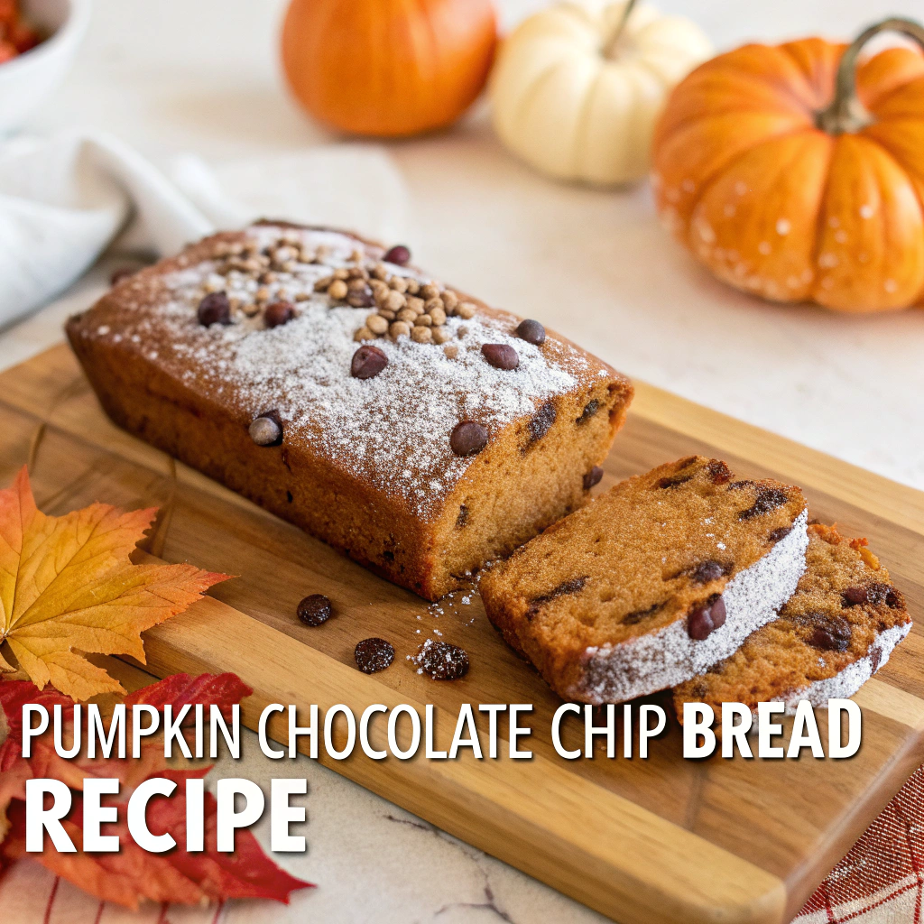 Pumpkin Chocolate Chip Bread Recipe ingredients