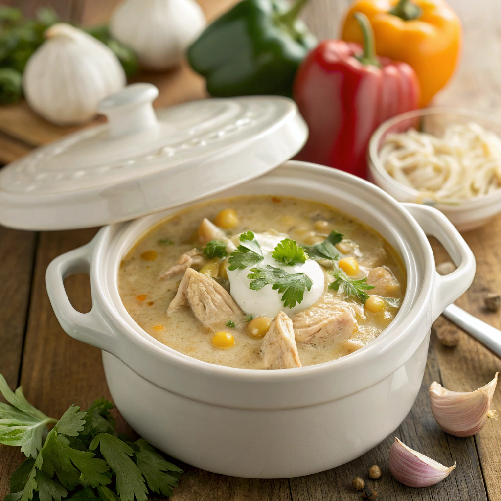 Crockpot White Chicken Chili