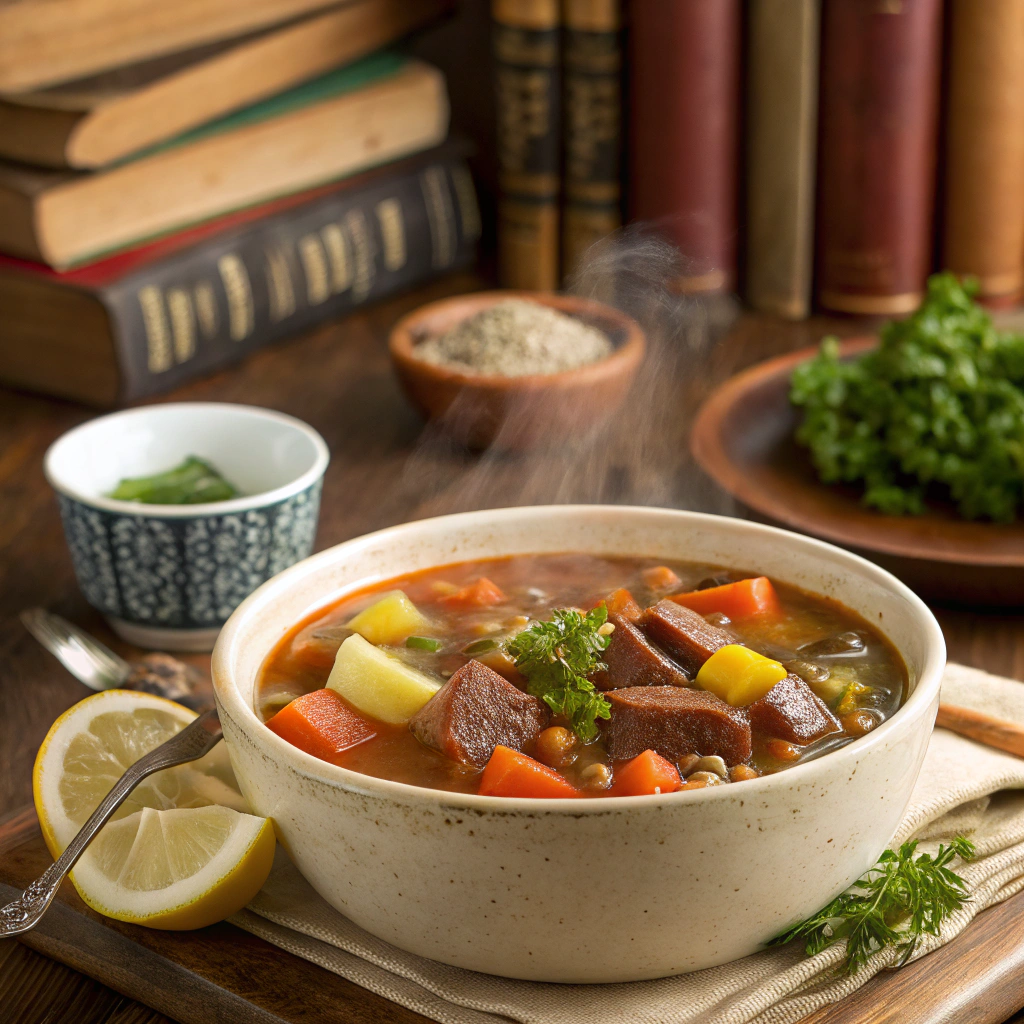 Easy Crock Pot Vegetable Beef Soup