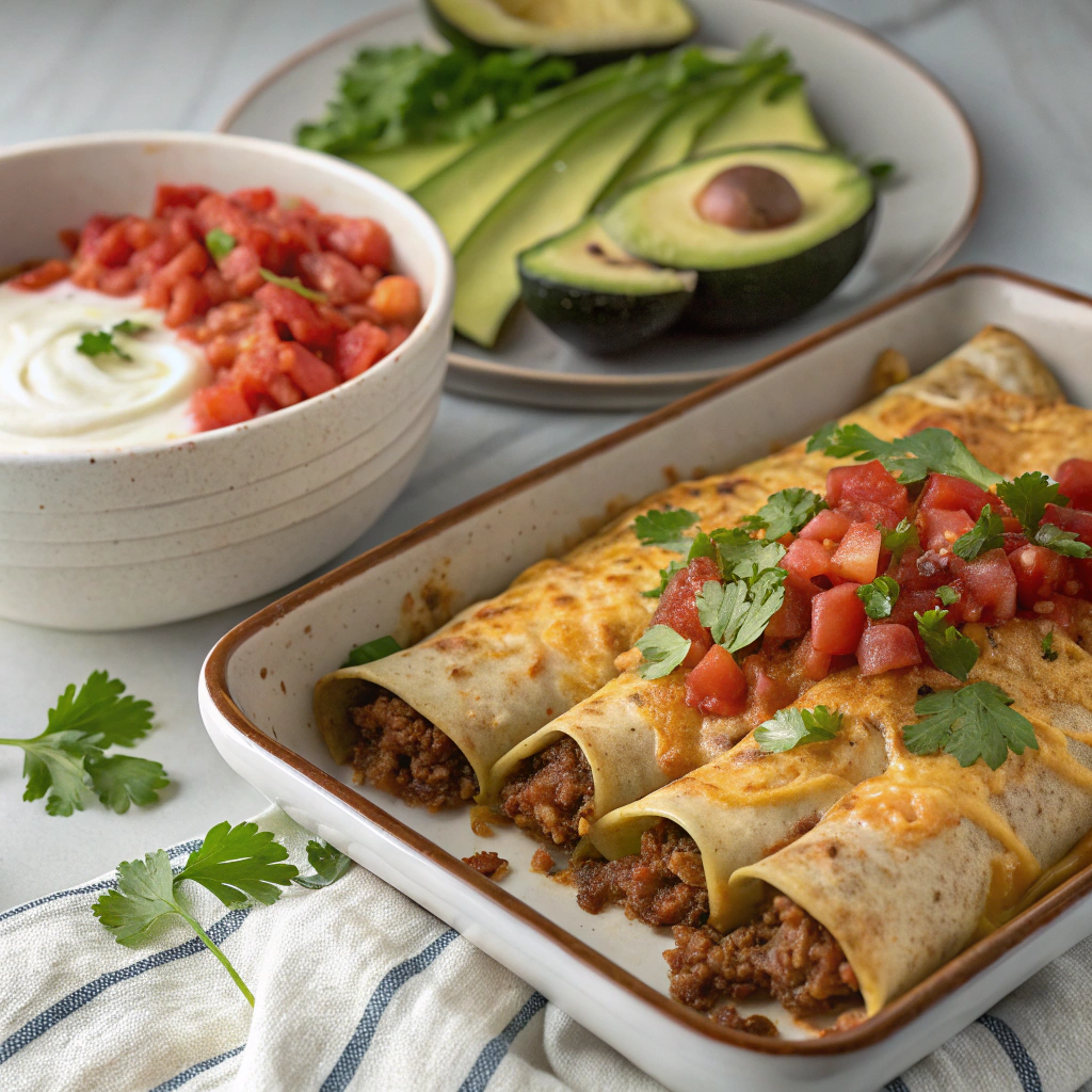 Ground Beef Enchiladas
