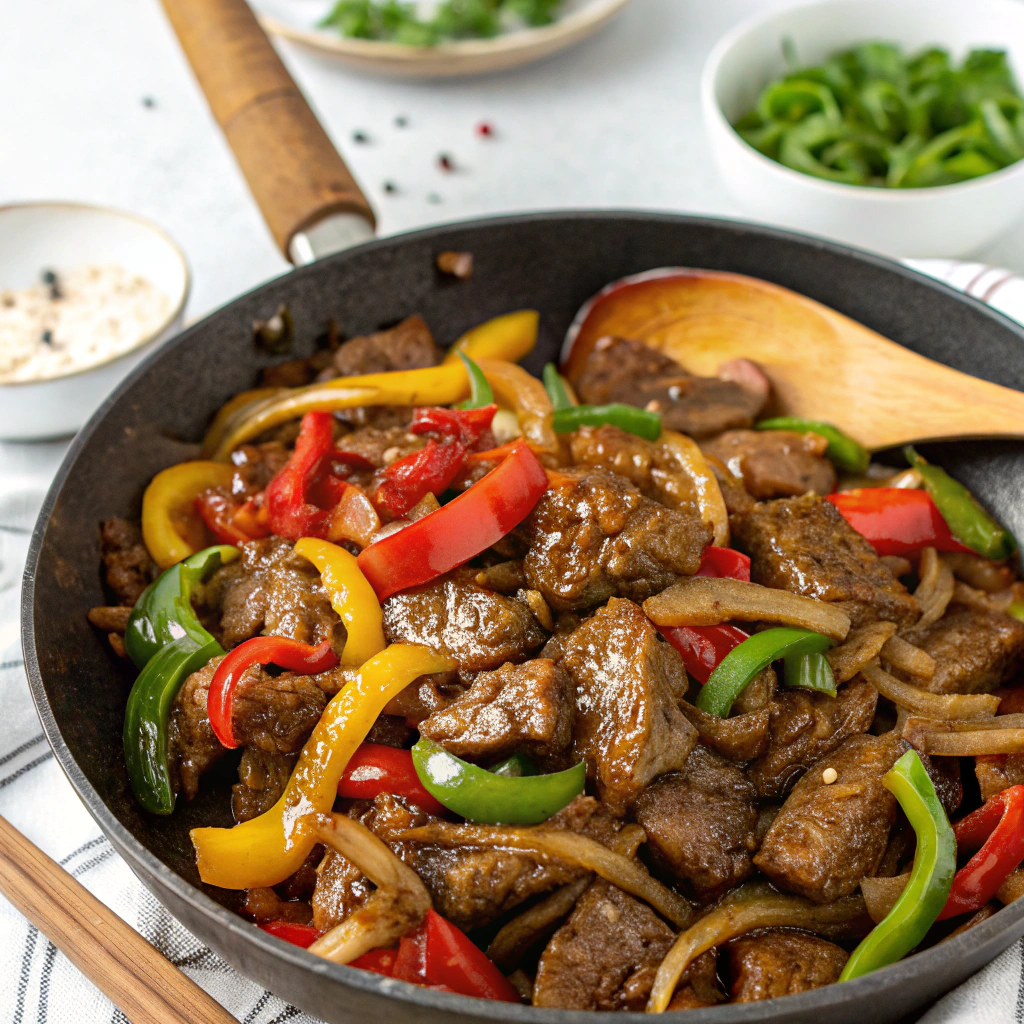 Honey Garlic Mongolian Beef Skillet