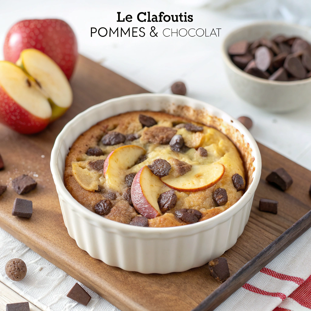 Le Clafoutis Pommes & Chocolat
