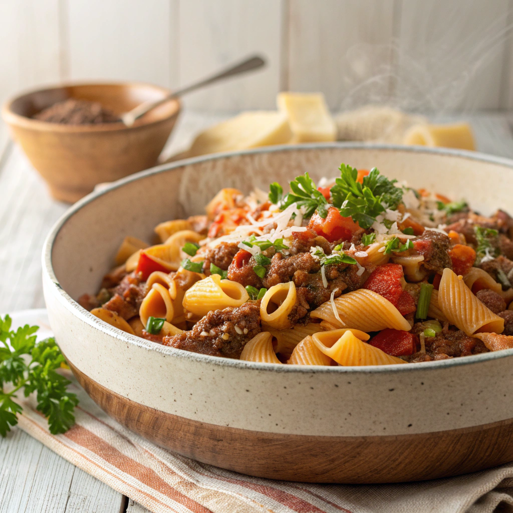 One-Pot Ground Beef Pasta