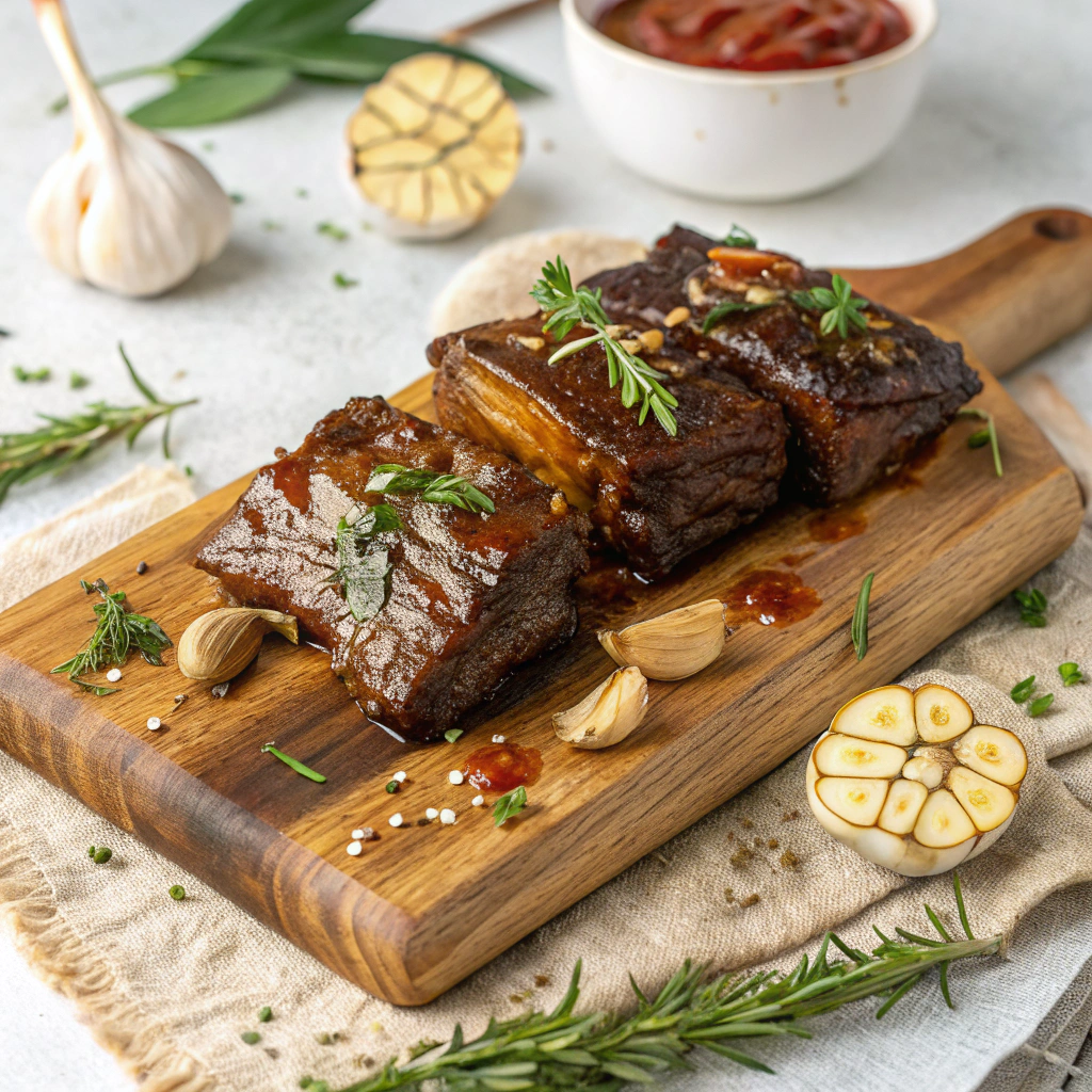 Slow Cooker Honey Garlic Short Ribs
