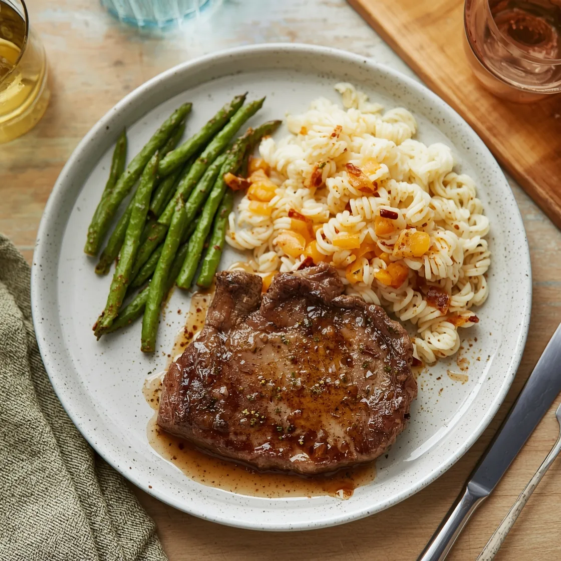 Classic Pan-Seared Steak Dinner