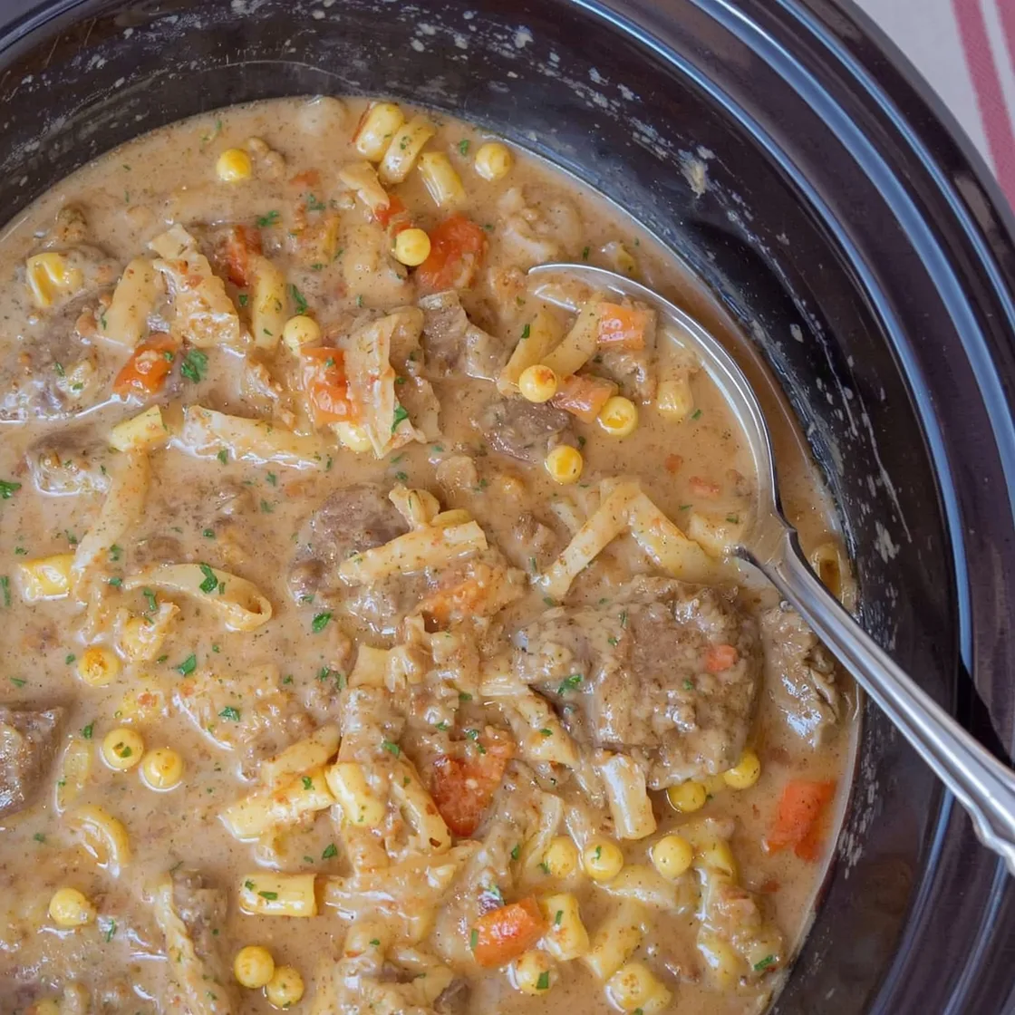 Creamy Crockpot Salisbury Steak