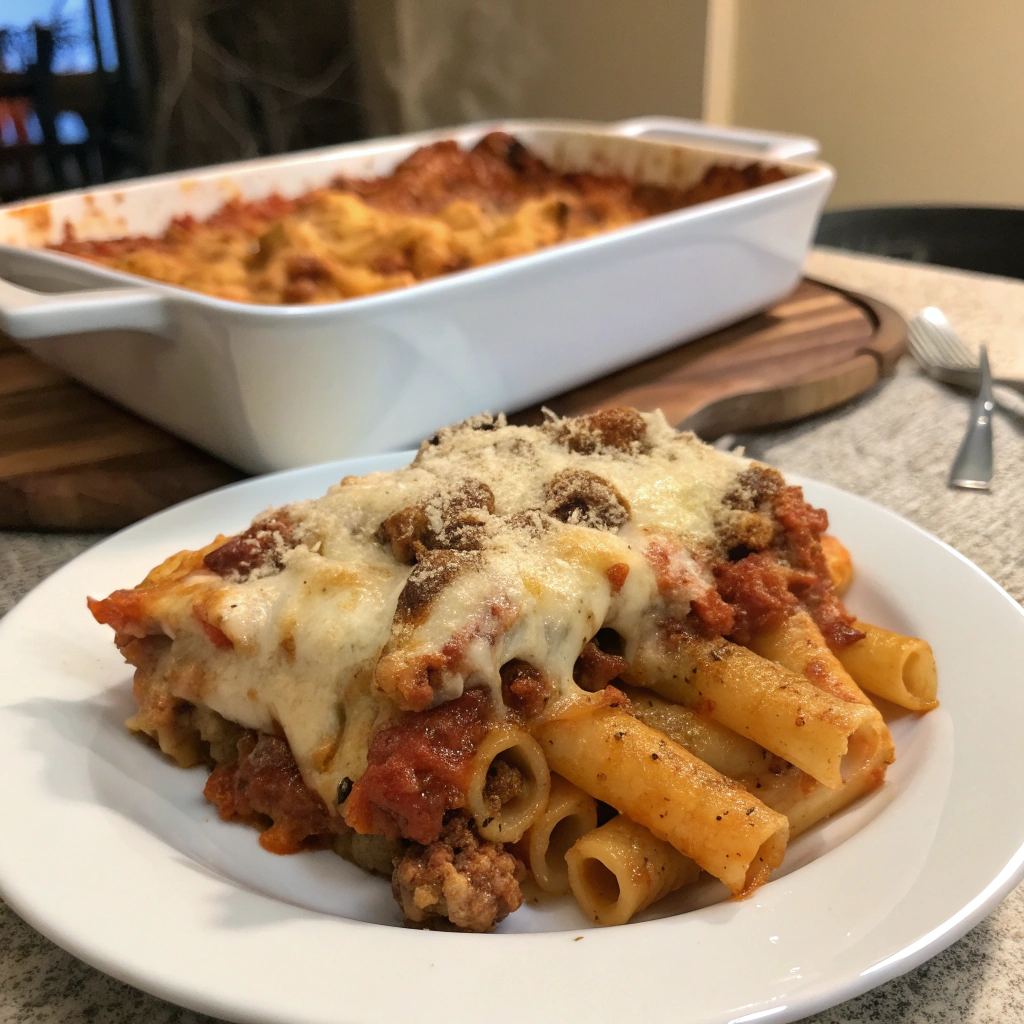 Easy Baked Ziti for Family Dinner