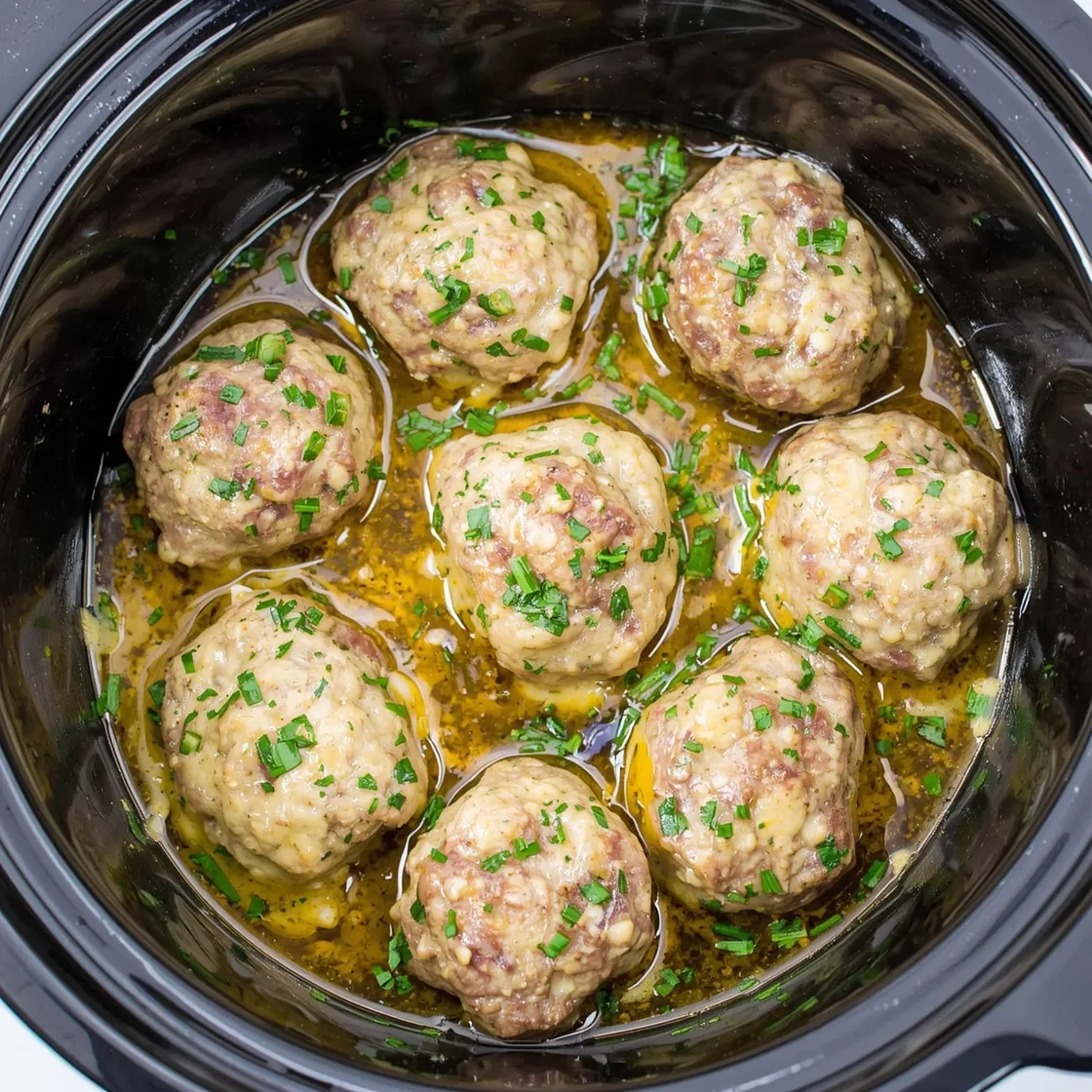 Easy Garlic Butter Steak Bites (Crockpot)