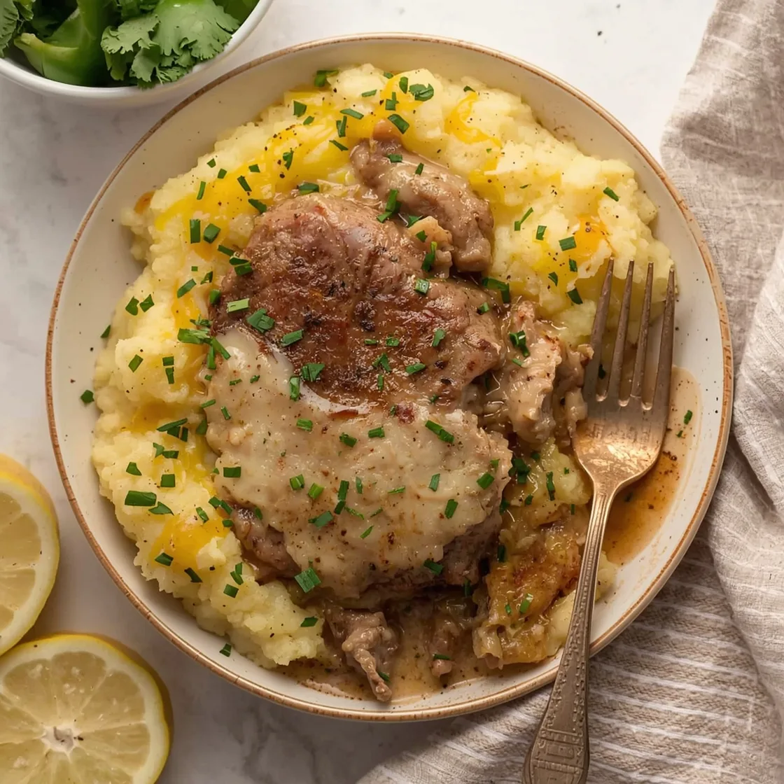 Homemade Salisbury Steak with Garlic Butter Mash