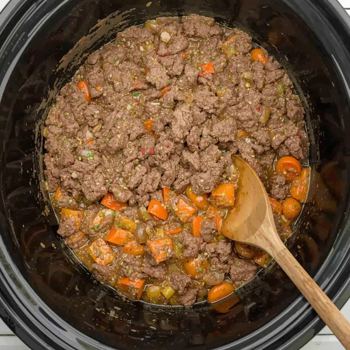 Slow Cooker Ground Beef Meal Prep