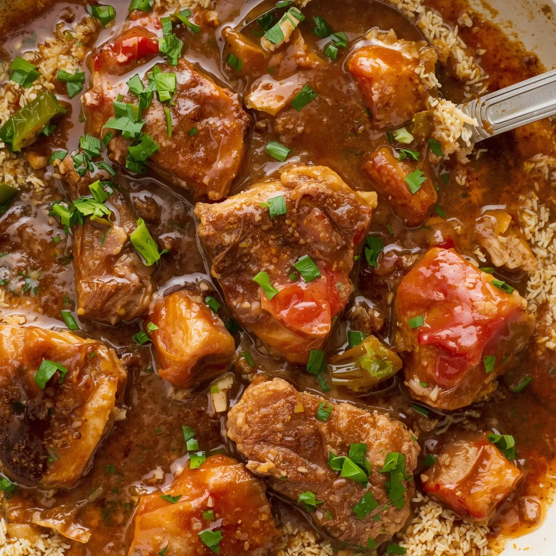 Sirloin Steak Tips in Rich Gravy