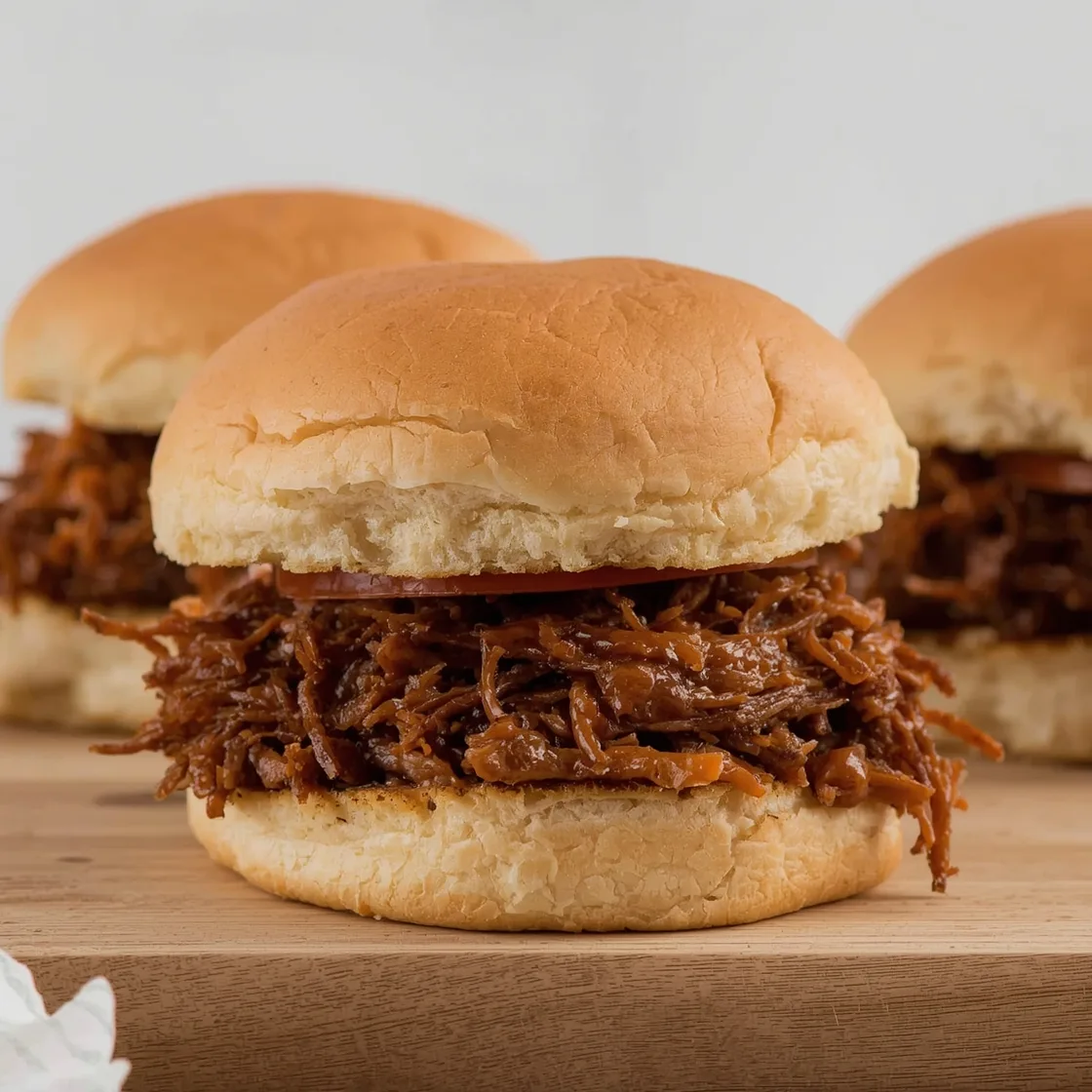 BBQ Shredded Beef Sandwiches