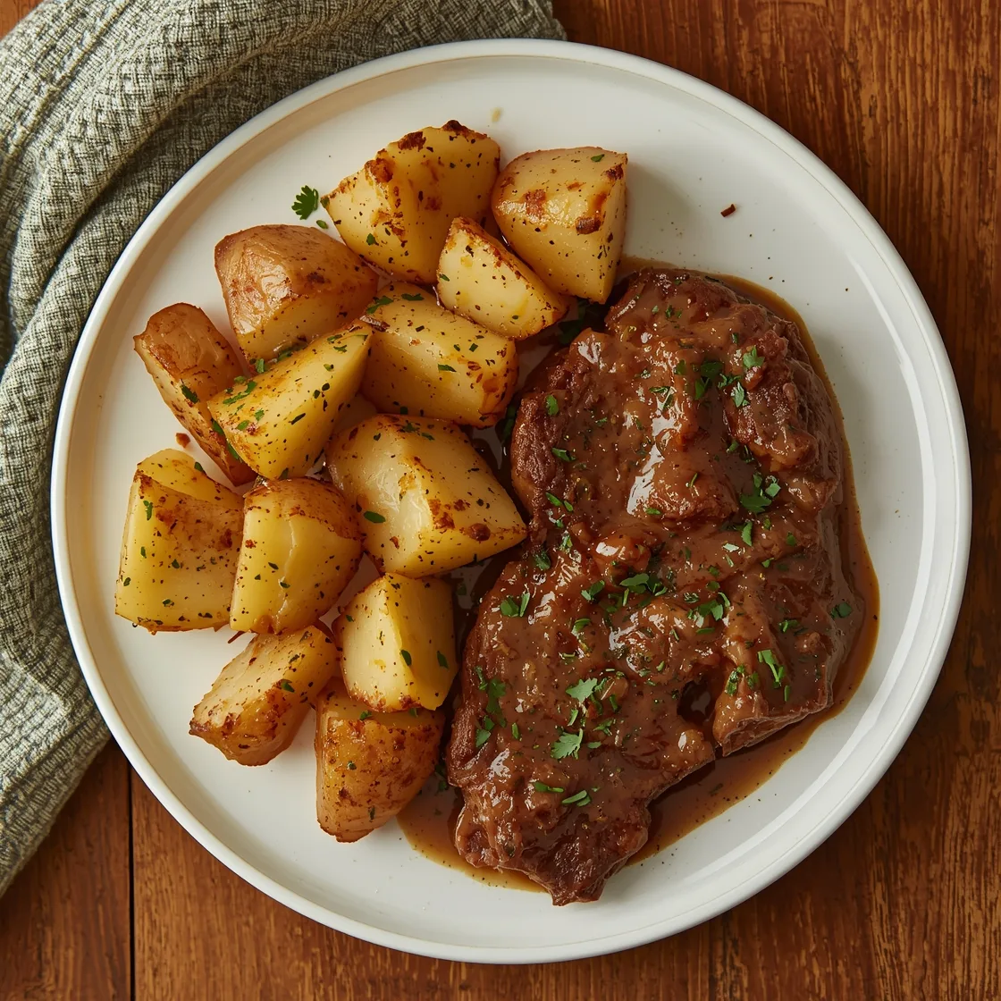Classic Steak and Potatoes Comfort Meal