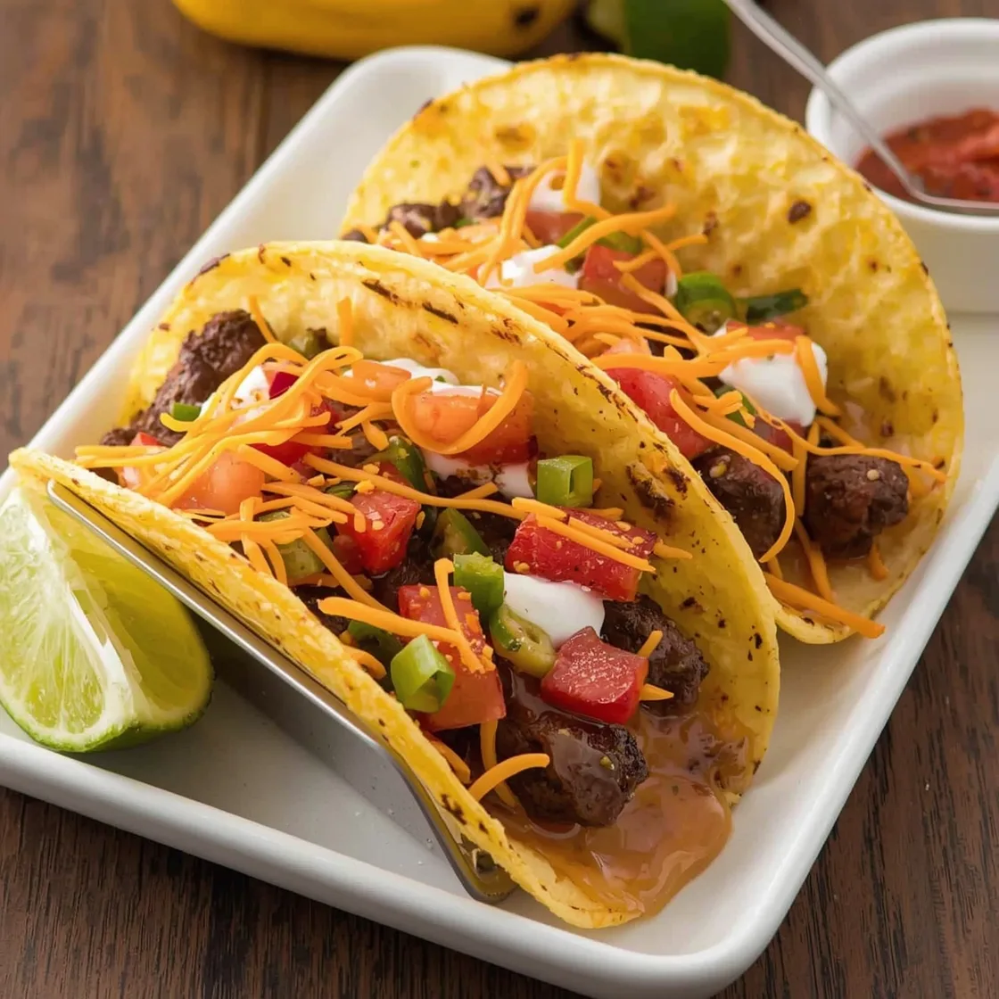 Grilled Steak Elote Tacos