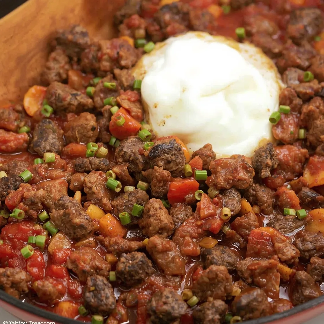 Ground Beef Sloppy Joe Skillet
