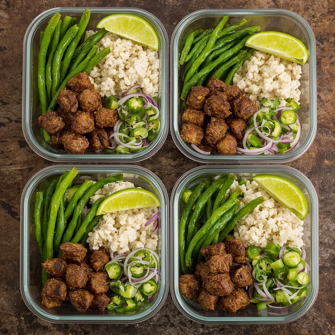 Mongolian Beef Meal Prep Bowls