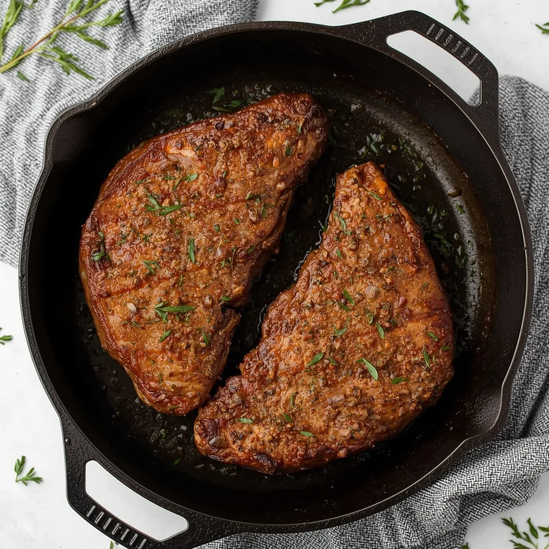 Perfect Cast Iron Ribeye Steak