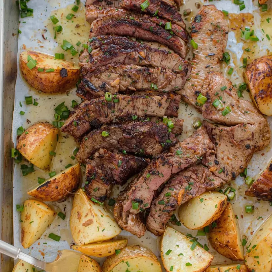 Sheet Pan Steak and Potatoes