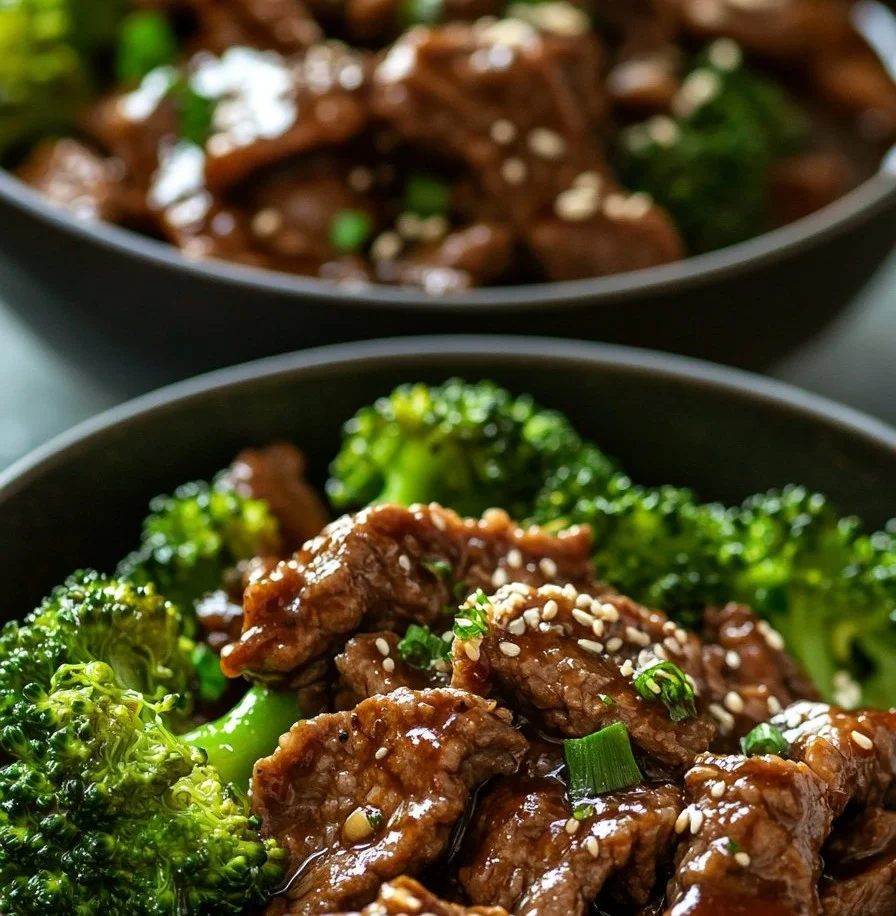 Delicious Beef and Broccoli stir fry with savory sauce served on a plate