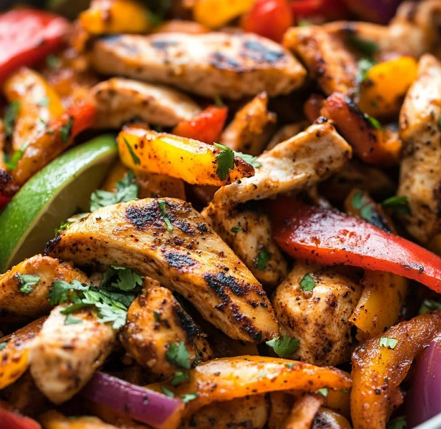 Delicious chicken fajita marinade ready for flavorful cooking