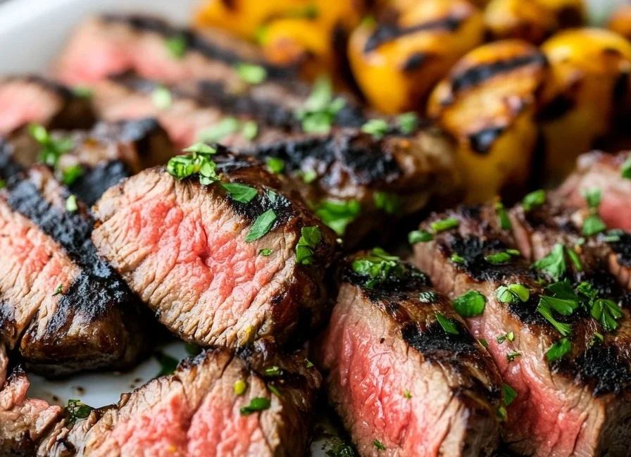 Flavorful Churrasco Steak Marinade with spices for grilling